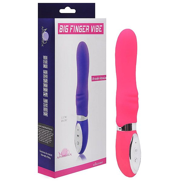 Big Finger Vibrador 10 Vibrações Escalonado Vipmix