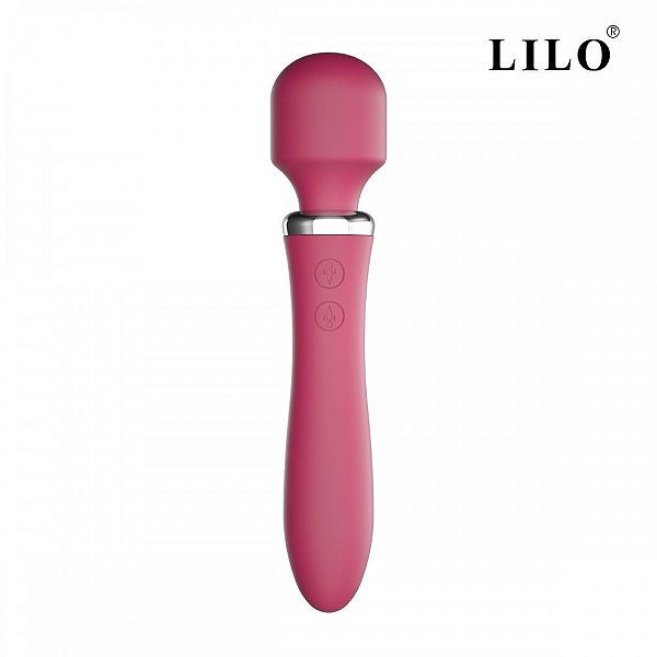Vibrador Varinha Mágica 10 Vibrações Usb Lilo Vipmix
