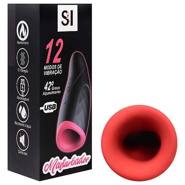 Masturbador 12 Vibrações Com Aquecimento Sexy Import