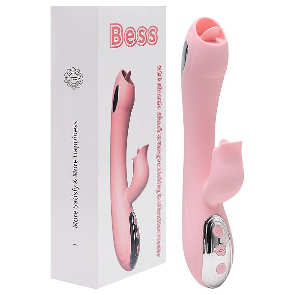 Vibrador Ponto G 10 Vibrações Língua Bess Vipmix
