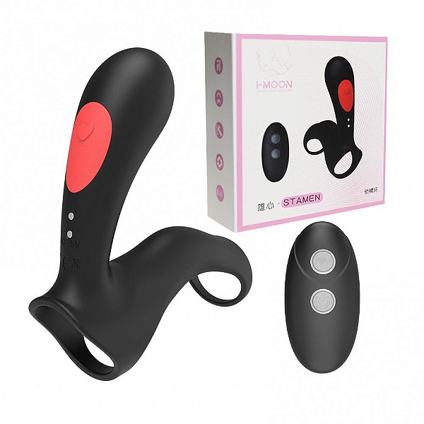 Anel Peniano 7 Vibrações Sem Fio Stamen I-moon Vipmix