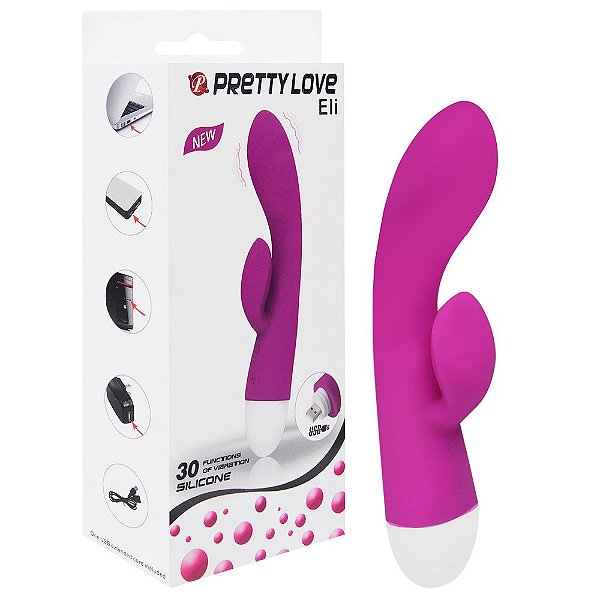 Vibrador Ponto G 30 Vibrações Eli Pretty Love Vipmix