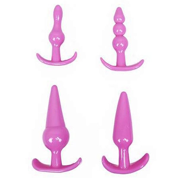 Kit Com 4 Plugs Anais Em Silicone Yaffa