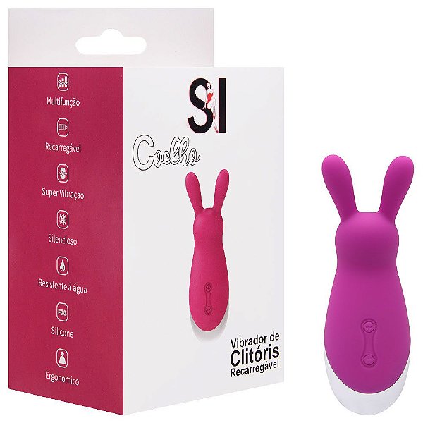 Vibrador Clitóris Formato De Coelho Si Sexy Import