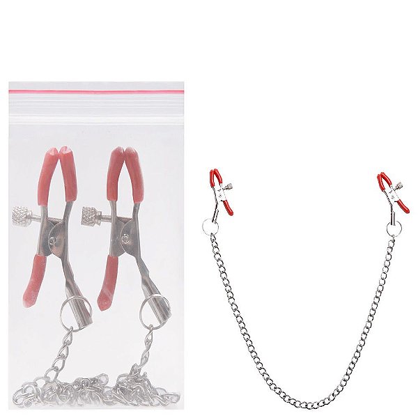 Grampos Corrente Prendedor Mamilo Sexy Import