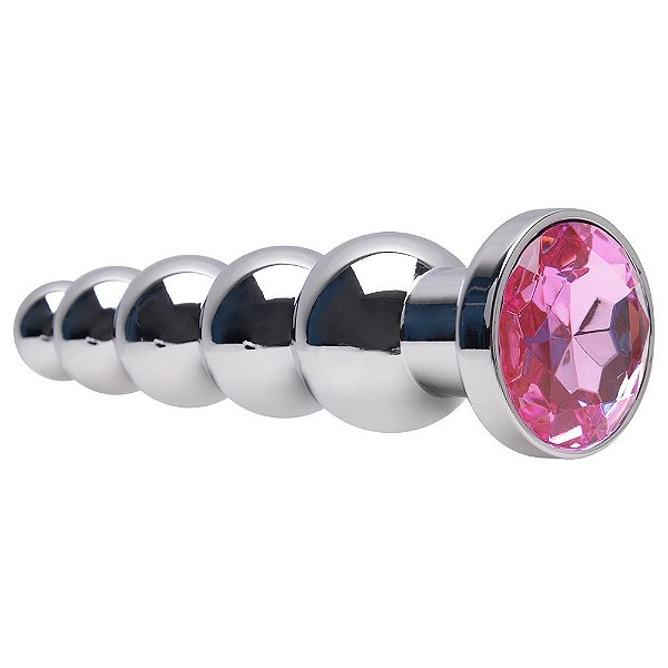 Plug Anal Aço Escalonado 12 X 2,2cm Sexy Import