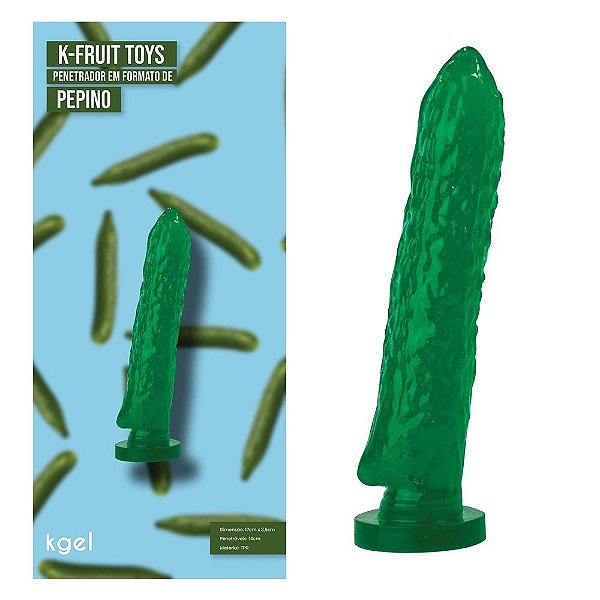 Pênis De Borracha Maciço K-fruit Toys Kgel