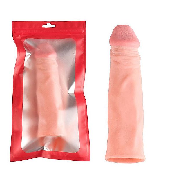 Capa Peniana Texturada 17,9 X 3,8cm Sexy Import