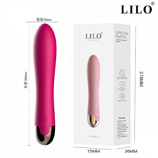 Vibrador Recarregável Lilo 5 Modos Vipmix