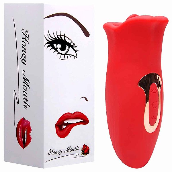 Vibrador Boca Com 10 Modos Honey Mouth Vipmix