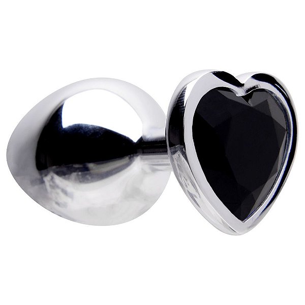 Plug Anal Aço Coração M 8 X 3,4cm Sexy Import
