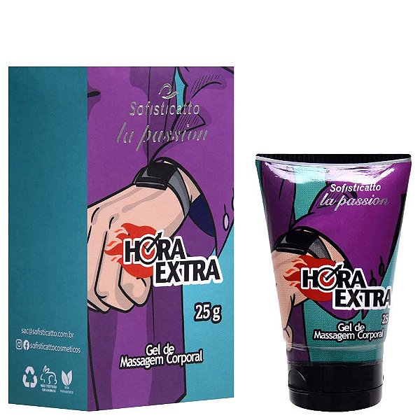 Hora Extra Gel Masculino 25g Sofisticatto