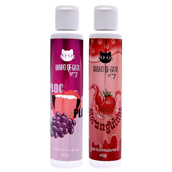 Gel Deslizante Beijável 45g Banho De Gata