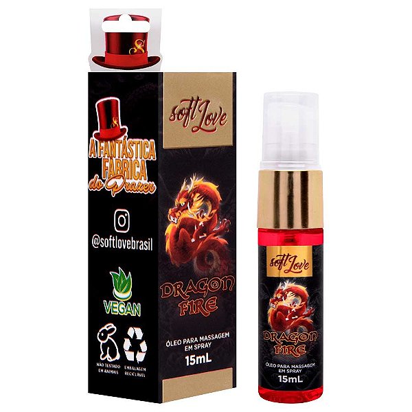 Dragon Fire Jatos Excitante Unissex 15ml Soft Love