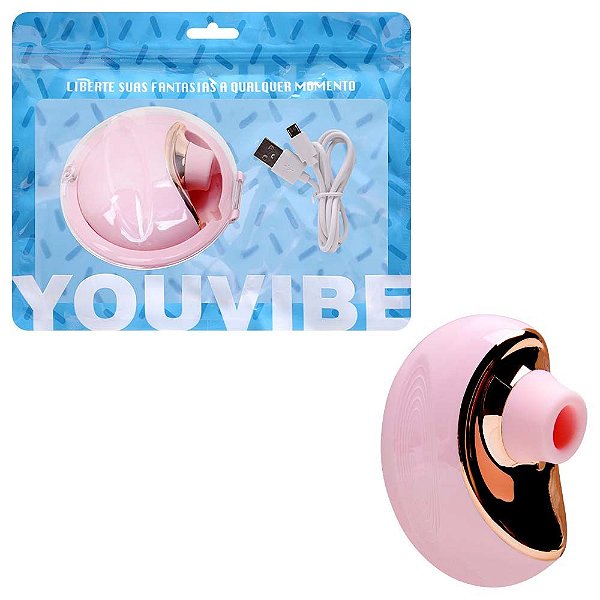 Estimulador 5 Pulsações Diskreet Air Youvibe Vipmix