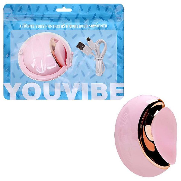 Estimulador 5 Vibrações Diskreet Vibe Youvibe Vipmix