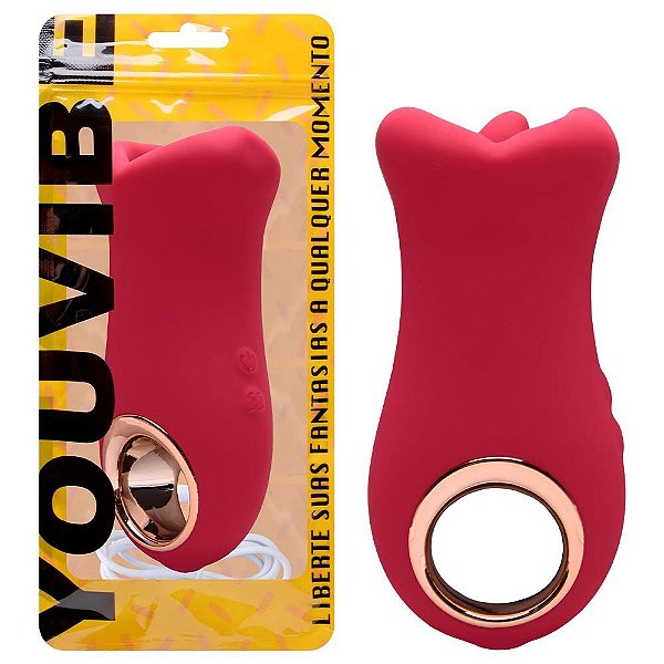 Simulador Sexo Oral Boca 10 Vibrações Vipmix