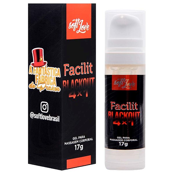 Facilit Blackout 4x1 Anestésico 17g Soft Love