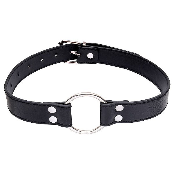 Mordaça Choker Com Anel De Metal Sexy Import