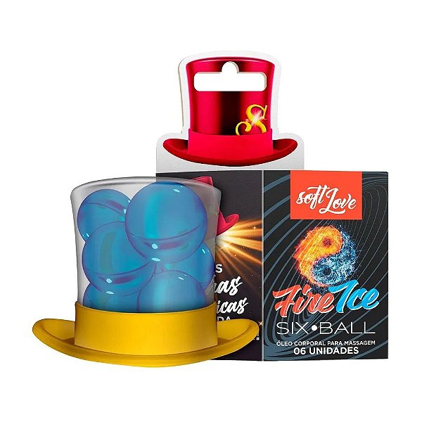Six Ball Fire Ice Bolinha Excitante 6 Unidades Soft Love