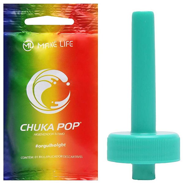 Chuka Pop Higienizador Lgbt Bico Aplicador Makelife