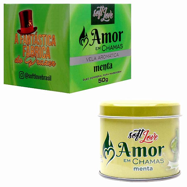 Amor Em Chamas Vela Aromática 50g Soft Love