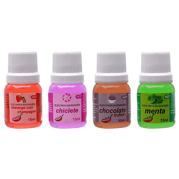 óleo Beijável Hot Aromático 15ml Chillies