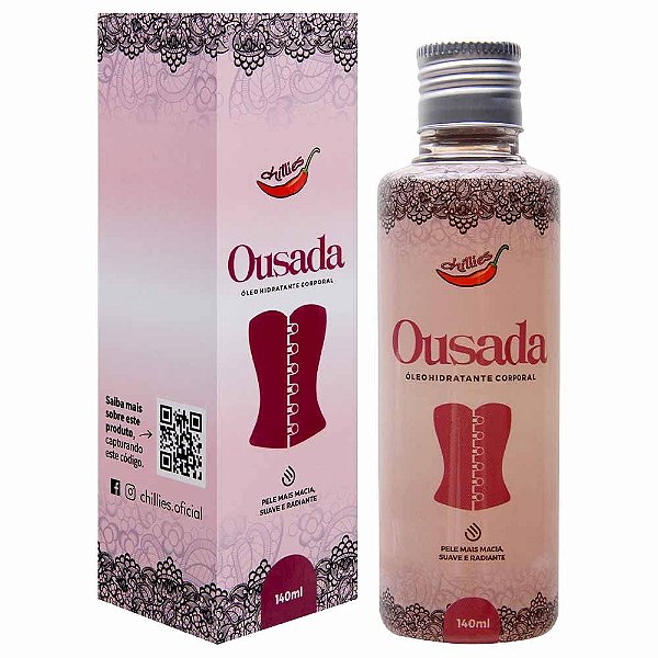 Ousada óleo Hidratante Sensual 140ml Chillies