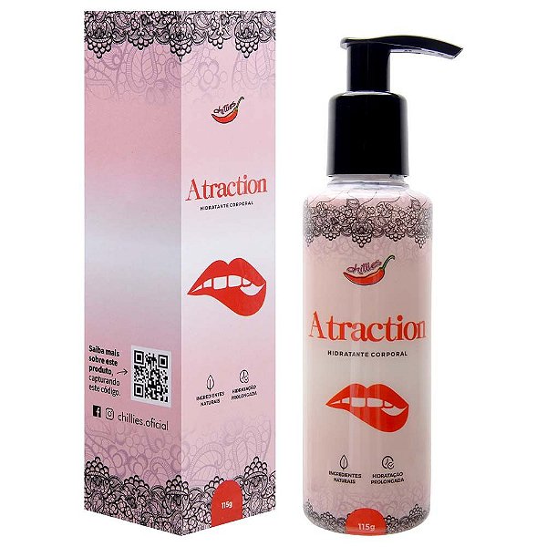 Atraction Creme Hidratante Sensual 115g Chillies