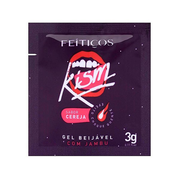 Kism Hot Gel Jambu Electric Sachê 3g Feitiços
