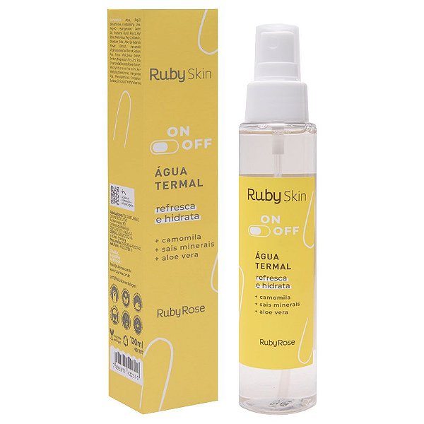 água Termal On+off 120ml Ruby Rose