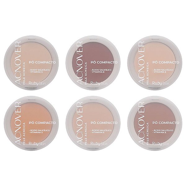 Pó Compacto Antiacne Acnover Ruby Rose