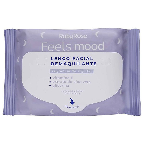 Lenço Removedor Maquiagem Feels Mood Ruby Rose