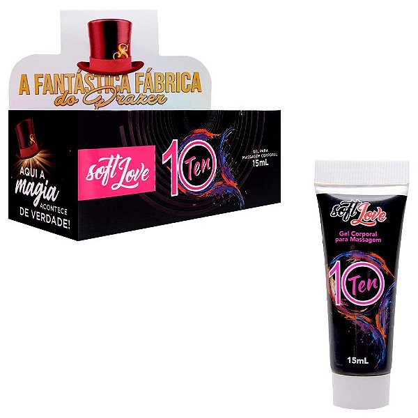 Ten10 Gel Multisensações 15ml Soft Love