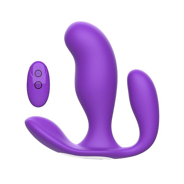 Plug Anal Duplo Vibro Sem Fio Tri-we I-moon Vipmix