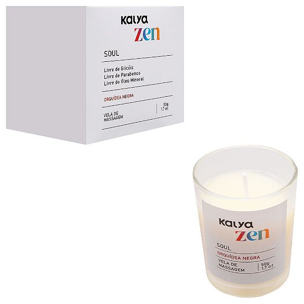 Zen Vela De Massagem Sensual 50g Kalya