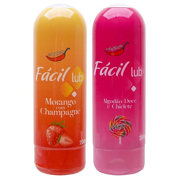 Fácil Lub Gel Corporal Aromático 200g Chillies