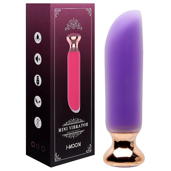 Mini Vibrator 10 Modos Silicone I-moon Vipmix