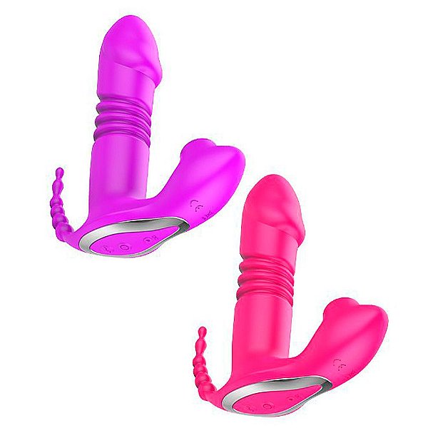 Vibrador Pulsação Vai E Vem Wireless Suck Sexy Import