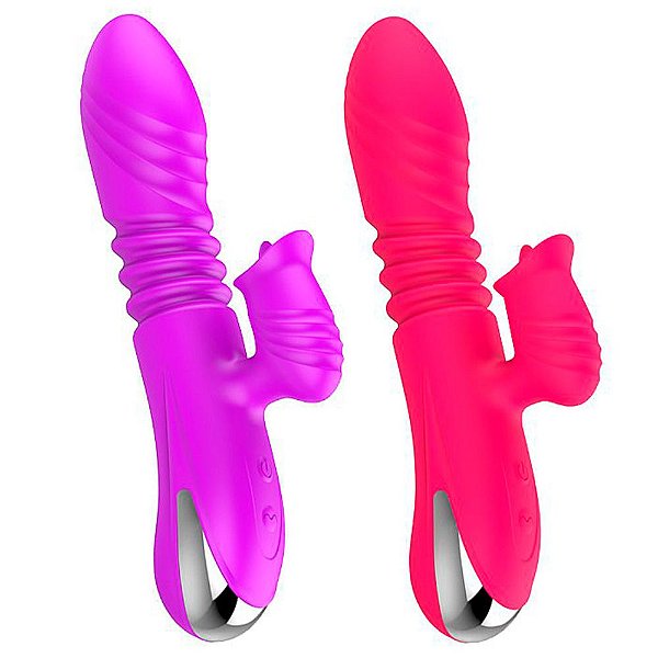 Vibrador Ponto G Com Língua Vai E Vem Lick Sexy Import