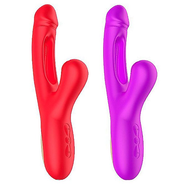 Vibrador Pulsação Movimento Slap Leny Sexy Import