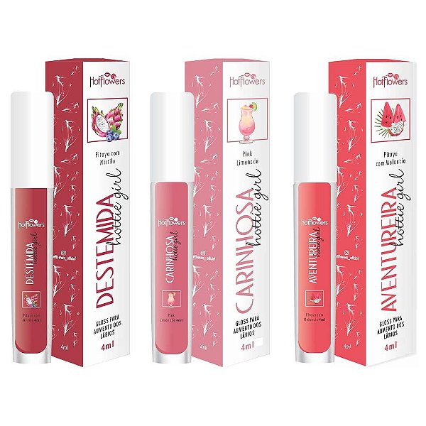 Hottie Girl Gloss Labial Aumento 4ml Hot Flowers