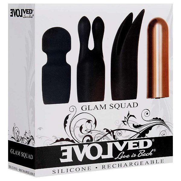 Glam Squad Vibrador Bullet Capas Variadas Evolved