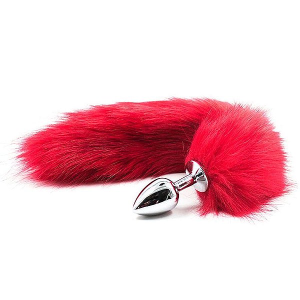Plug Anal Rabo De Raposa Vermelho Sexy Import