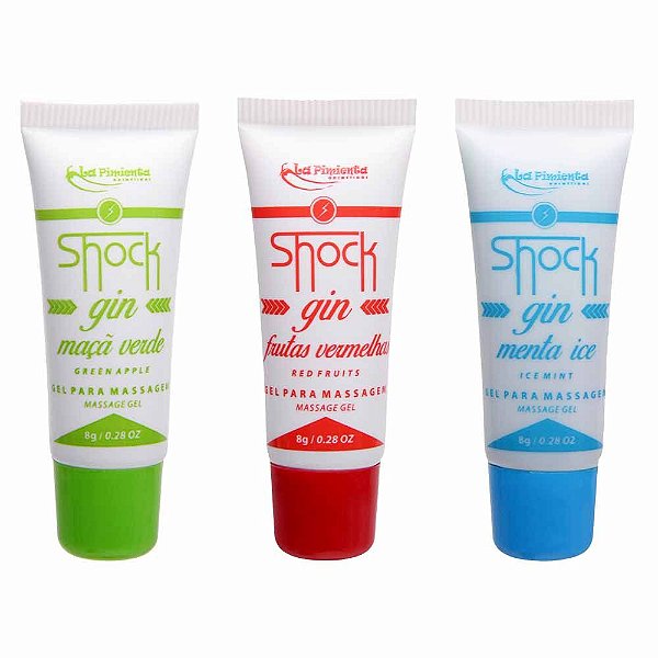 Shock Gin Vibrador Líquido 8g La Pimienta