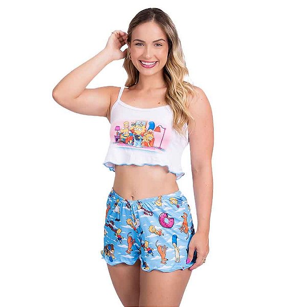 Pijama Virgínia Simpsons Gota De Sonho