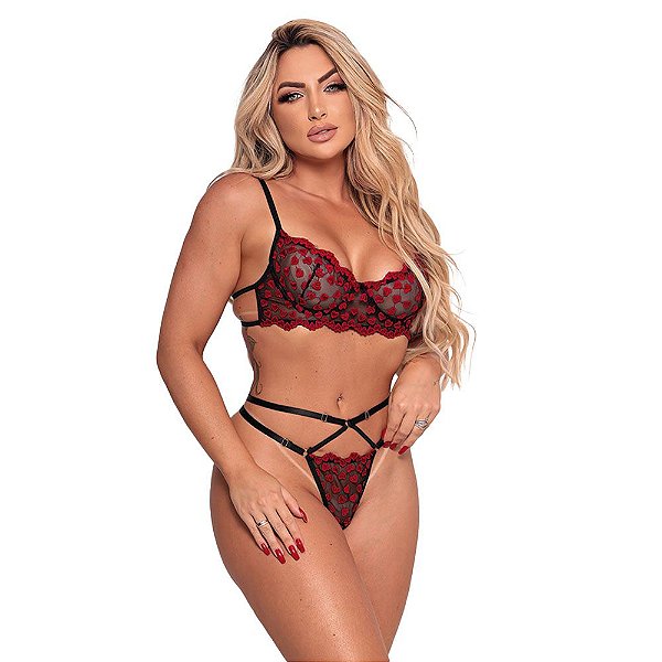Conjunto Sensual Amante Tallyta
