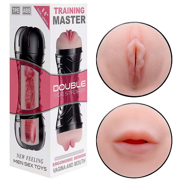 Masturbador Vagina E Boca Training Master Vipmix