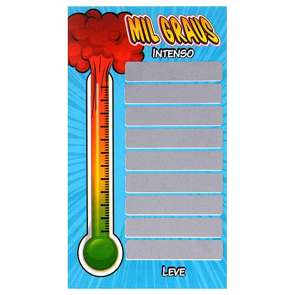 Raspadinha Mil Graus 10 Unidades Sensual Love