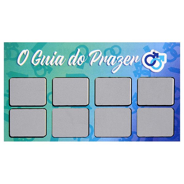 Raspadinha Guia Do Prazer Gay 10 Unidades Sensual Love